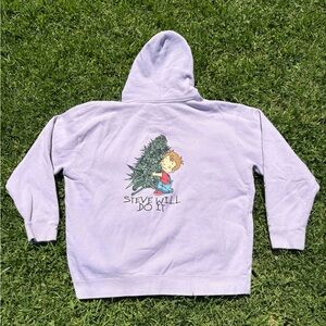 Full Send Steve Will Do It First Love Rare Light Purple Hoodie Size XL Full Send
